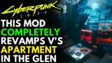 Cyberpunk 2077 – This Awesome Mod Completely Transforms V's Apartment In The Glen!