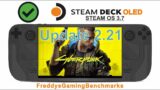 Cyberpunk 2077 (Patch 2.21) on Steam Deck OLED with Steam OS 3.7