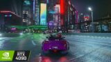 Cyberpunk 2077 Ultra Settings Truepunk Graphics Nvidia DLSS 3.5 Technology Gameplay