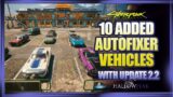 Purchasing and Showcasing All 10 ADDED Autofixer Vehicles [UPDATE 2.2] Cyberpunk 2077