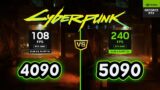 RTX 5090 vs RTX 4090 | Cyberpunk 2077 Teaser